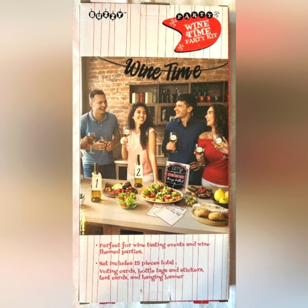 15pc Wine Time Party Kit